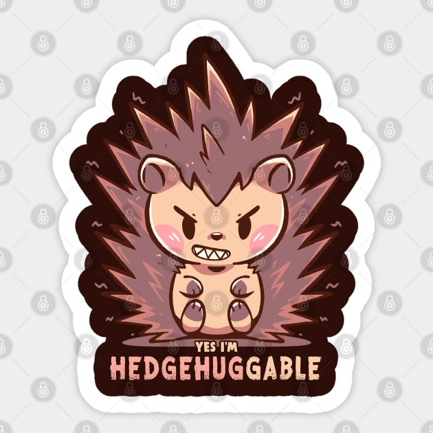 Hedgehuggable Sticker by TechraNova